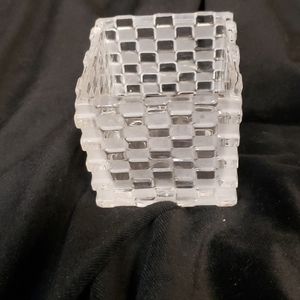 Bledermann square votive candle holder